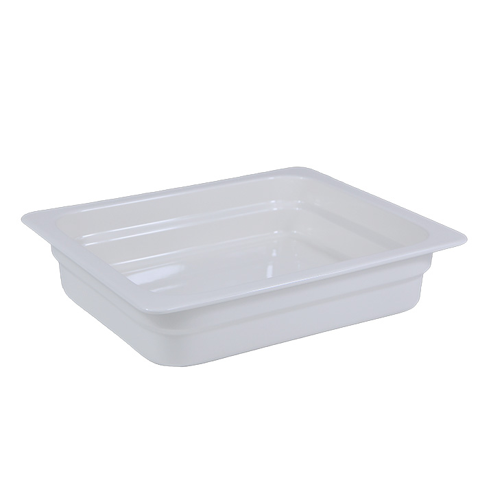Гастроемкость 1/2 h= 65 мм. 325*265 мм. 3 л. белая фарфор Bonna /1/