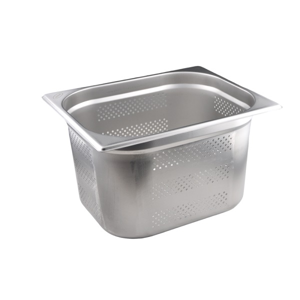 Гастроемкость 1/2 h=200 мм. 325*265 мм. 12 л. нерж. перфорир. d=4 мм. MGSteel /1/6/