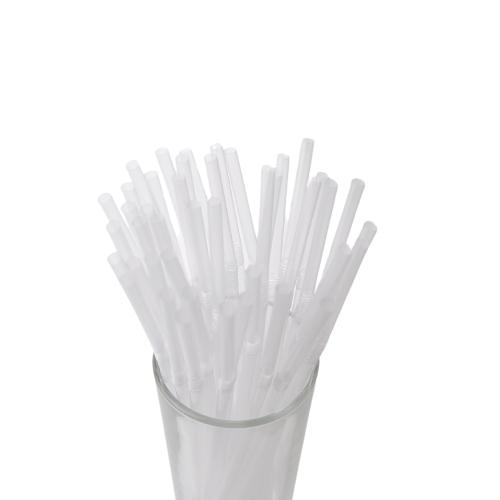 Трубочки кокт. 0,5*21 см. 1000 шт/уп. гофрир. прозрачные в ПВХ коробе /1/8/ АКЦИЯ