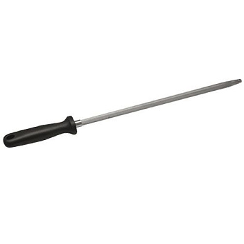 Мусат 25/36,5 см. стальной, круглое сечение, пластик. ручка MGsteel (810) /1/60/