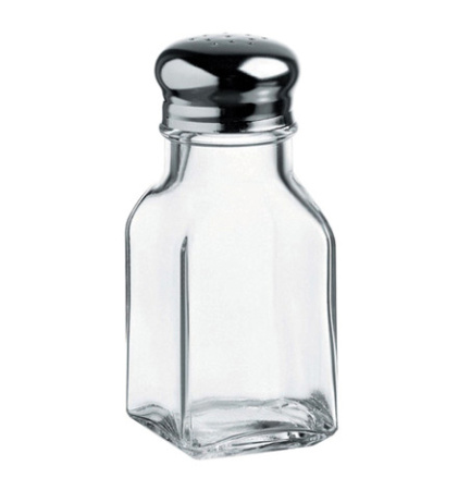 Солонка/перечница 100 мл. с метал. крышкой Бейзик /1/12/2688/ АКЦИЯ