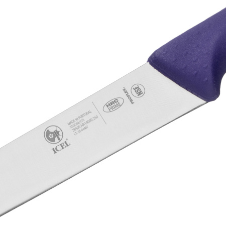 Нож для мяса 250/380 мм. фиолетовый антибактер. ручка HoReCa Icel /1/6/