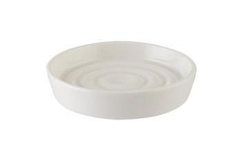 Соусник  75 мл. d=100 мм. для оливкового масла Белый Нит, тонкий край Bonna /1/12/2628/
