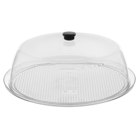Поднос для подачи d=38,5 см. поликарбонат, прозрачный б/крышки (крышка 76832,76831) GP /1/24/