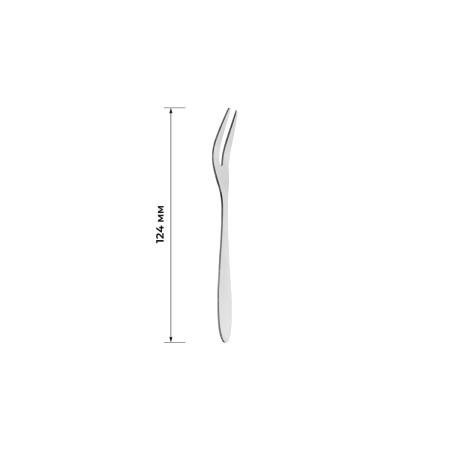 Вилка для улиток 18/10  1,5 мм. 12,4 см. MGsteel /1/