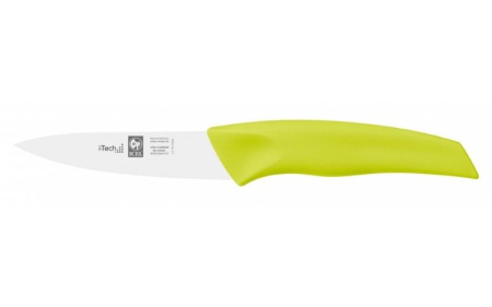 Нож для овощей 100/200 мм. салатовый I-TECH Icel /1/  