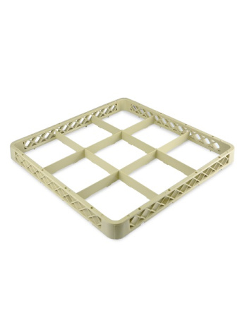 Надстройка для кассеты (72977) 500*510*40 мм. 9 ячеек 155*155*40 мм. бежевая п/п /1/6/