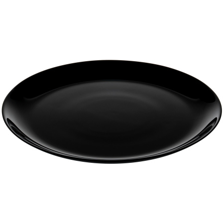 Тарелка d=250 мм. h=17 мм. без полей Эволюшн Блэк /6/24/1152/