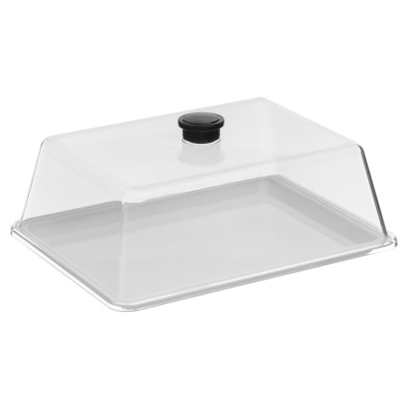 Крышка 27*21 см. h=9 см. поликарбонат, прозрачная (поднос 76859,76843,76851) GP /1/12/