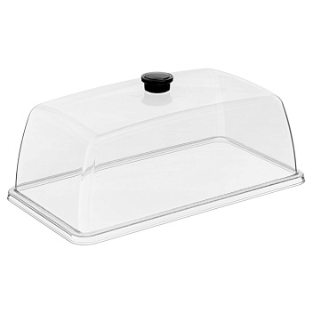 Крышка для гастроем., подносов 1/3 33,5*19 см. h=12,5 см. поликарбонат, прозрачная GP /1/18/ 