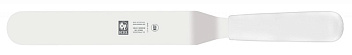 Лопатка 42 см. изогнутая раб. часть 26*4 см. нерж. с пластик. ручкой белая Icel /1/6/