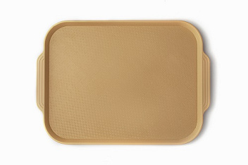 Поднос 45*34,5 см. бежевый АБС-пластик ОСОБО ПРОЧНЫЙ морозостойкий MGprof /1/10/