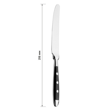 Нож столовый Дориа 18/0  1 мм 21,5 см. MGsteel /10/500/