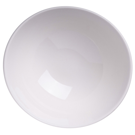 Салатник d=160 мм. 640 мл. h=70 мм. Белый, форма Агора Bonna /1/12/816/