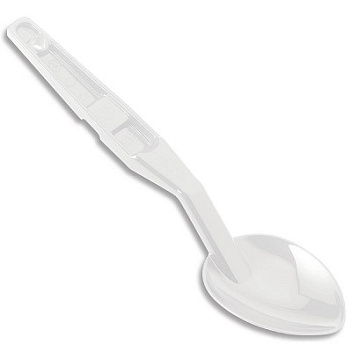 Ложка гарнирная 28 см., L ручки 20 см. белая, поликарбонат (до +120°C) MGprof /1/10/400/